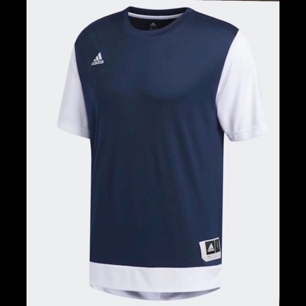 ADIDAS MEN'S T-SHIRT BQ7792 BASKETBALL CRAZY EXPLOSIVE SHOOTER LARGE NWT